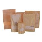 Packaging Bag Supplier - Kraft Transparent Window
