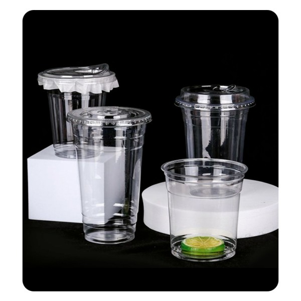 Plastic Cup Manufacturer - U Shape with Straw