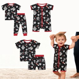 Bamboo Pajamas Manufacturer - Custom Cartoon Print Unisex