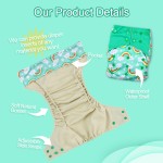 Cloth Diaper Manufacturer - Fitted Pull up Bamboo Washable