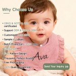 Baby Bib Manufacturer - Custom Name Embroidered Cotton Gauze