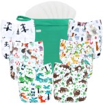 Cloth Diapers Factory - Reusable Washable Pocket 6 Pack