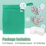Cloth Diapers Factory - Reusable Washable Pocket 6 Pack