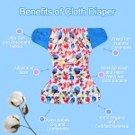 AI2 Cloth Diapers Supplier - BSCI Newborn Color Jersey Luxury