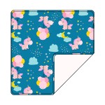 Baby Blanket Manufacturer - Custom Rainbow Cartoon Print Minky