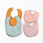 Baby Bibs Factory - Cotton Gauze Waterproof Solid Color