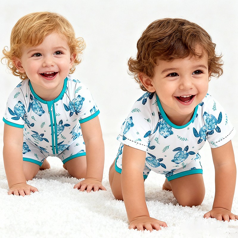 Baby Pajamas Factory - 220GSM Bamboo Fabric Printed Set