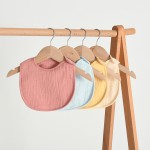 Baby Bib Supplier - 100% Cotton Gauze Button Closure