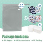 Cloth Diapers Supplier - Popular Customizable Washable 6Pack