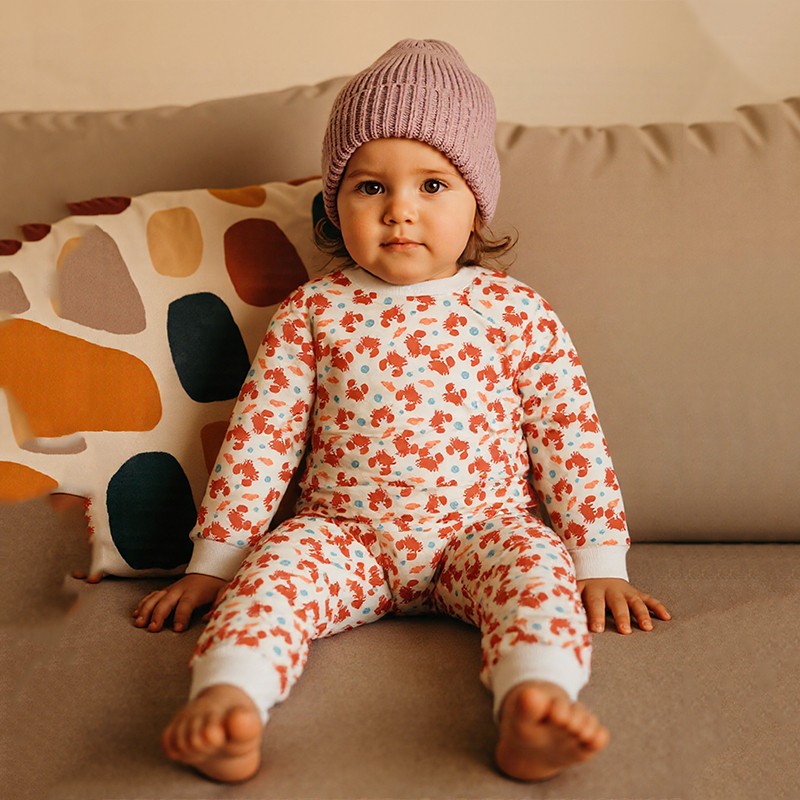 Baby Pajamas Supplier - Factory OEM Fold Over Cuff Romper