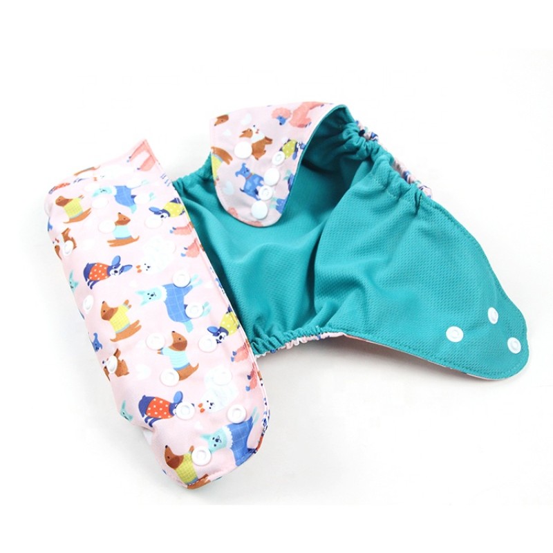 Bamboo Nappies Supplier - Square Wing Double Leg Gusset