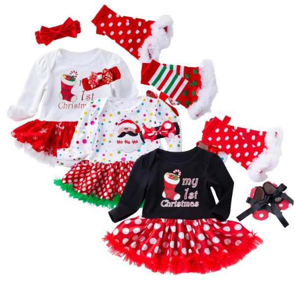 Christmas Outfit Factory - Newborn Girl Dress