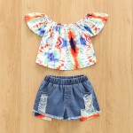 Girls Clothes Manufacturer - Printed Top Shorts