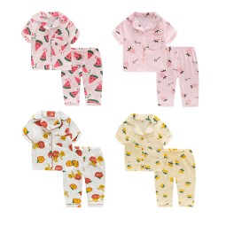 Girls Pajamas Manufacturer - Front Button Suit