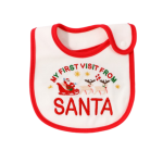 Saliva Towel Supplier - Christmas Cotton Red