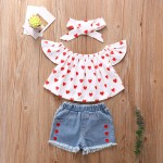 Toddler Outfit Factory - 3pcs Ripped Jeans