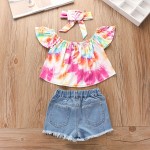 Toddler Outfit Factory - 3pcs Ripped Jeans