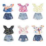 Girls Clothes Manufacturer - Printed Top Shorts