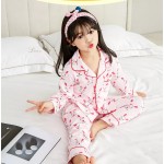 Girls Pajamas Manufacturer - Long Sleeve Button