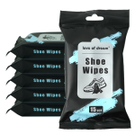 Shoe Wipes Manufacturer - Portable Travel Size Disposable 15pcs