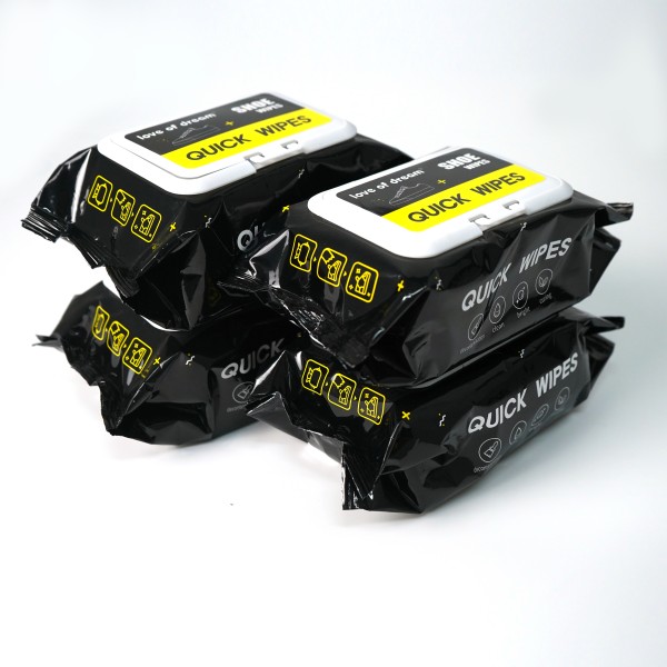 Shoe Cleaning Wipes Manufacturer - Quick Cleaner White Sneaker Kit