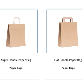 Kraft Paper Bags Wholesale - OEM Flexo Printed Recyclable Bags
