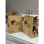 Kraft Paper Bags Manufacturer - Custom Twisted Handle Takeaway Bags