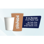Paper Cups Manufacturer - OEM 4oz-32oz Double PE Coated Cups