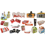 Food Container Wholesale - OEM 16 oz Kraft Rigid Sushi Box