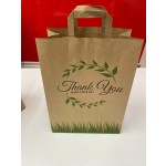 Kraft Paper Bags Manufacturer - Custom Printed Flat Handle Bags