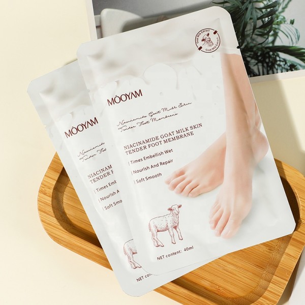 Foot Mask Factory - OEM Whitening Niacinamide Goat Milk Pedicure