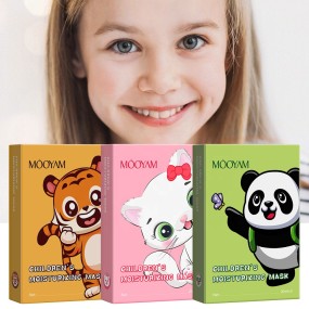 Children Face Mask Supplier - OEM Animal Shaped 5pcs/Box Moisturizing