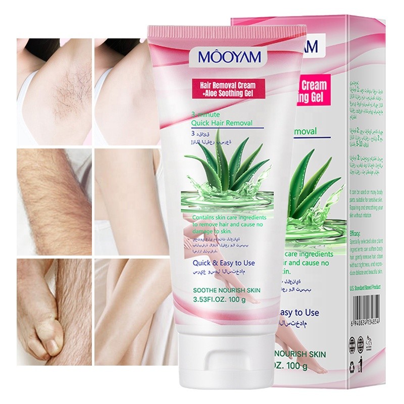 Hair Remover Manufacturer - OEM 5 Mins Painless Depilatory Aloe Vera