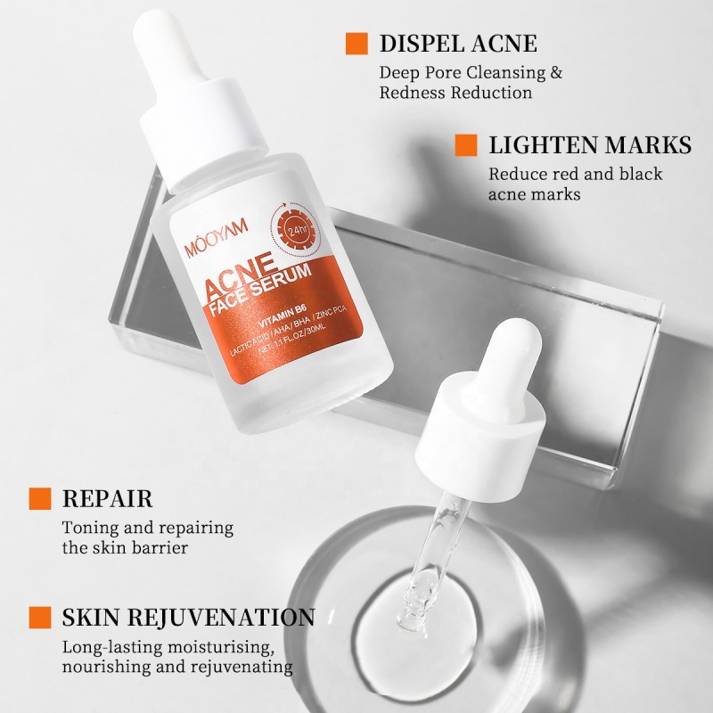Acne Serum Supplier - OEM Soothing 1% Zinc PHA Facial Care