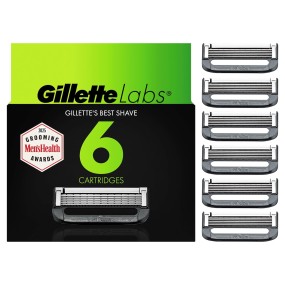 Razor Blade Refills Supplier - Gillette Labs 6 Count
