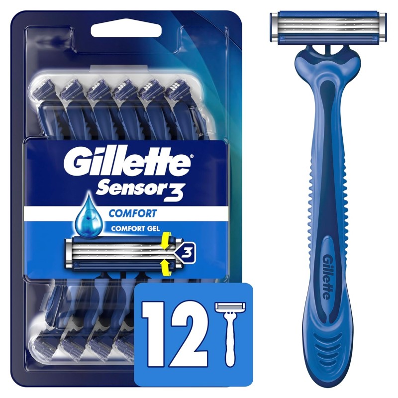 Disposable Razors Manufacturer - Sensor3 Comfort 12pcs