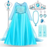 Anna Elsa Dress Factory - OEM Snow Queen Halloween Costume