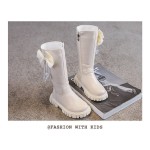 Girls Shoes Factory - OEM 2025 Polka Dot Leather Shoes