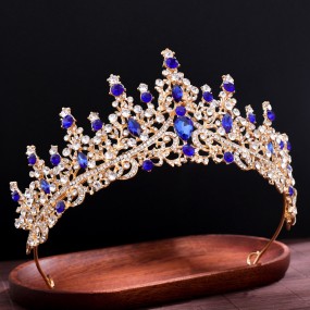 Queen Crown Supplier - OEM Baroque Gold Tiara for Girls