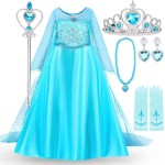 Anna Elsa Dress Factory - OEM Snow Queen Halloween Costume