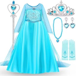 Anna Elsa Dress Factory - OEM Snow Queen Halloween Costume