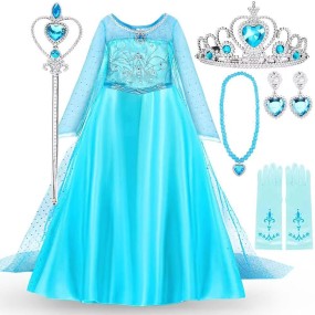 Anna Elsa Dress Factory - OEM Snow Queen Halloween Costume