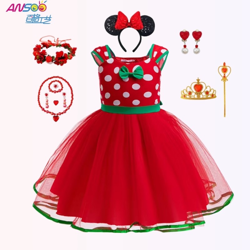 Polka Dot Princess Dress Supplier - Bulk OEM Girls Clothing