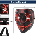 LED Scary Mask Supplier - OEM Purge Mask 10 Colors