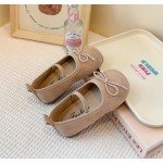 Princess Shoes Supplier - OEM 2025 Spring Bow Leather
