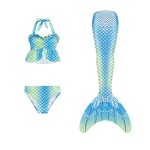 Mermaid Swimsuit Set Supplier - OEM 3 Pcs Girls Swimwear