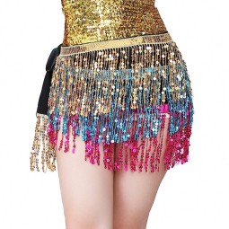 Belly Dance Dress Supplier - OEM Sequin Fish Scales Costume