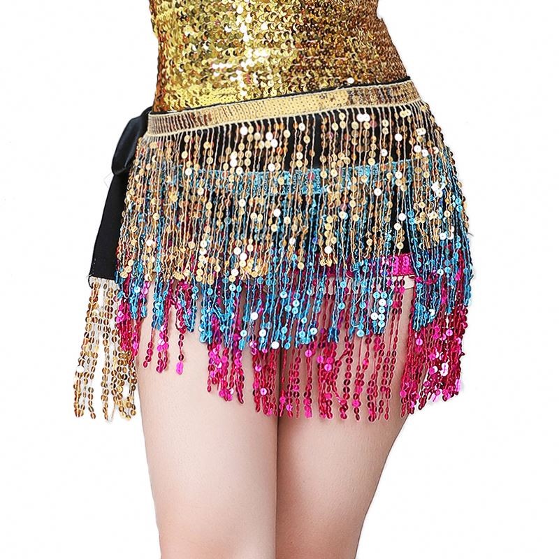 Belly Dance Dress Supplier - OEM Sequin Fish Scales Costume