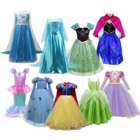 Queen Coronation Dress Supplier - OEM Elsa Costume for Girls