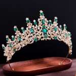 Queen Crown Supplier - OEM Baroque Gold Tiara for Girls